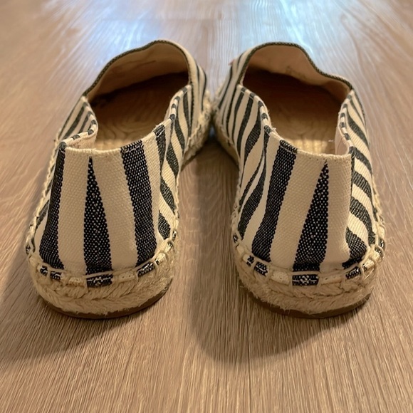 Kate Spade Women Gimlet Heart Espadrille Size 5 Stripe Embroidered Preppy - Picture 5 of 11